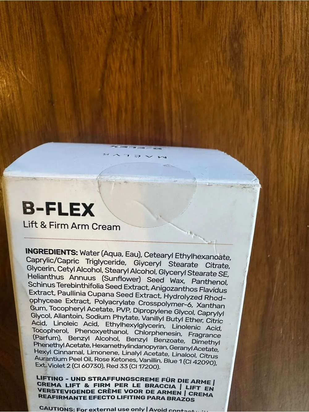 B-FLEX Lift & Firm Arm Cream — New Sealed Box